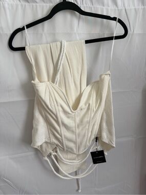 Nurse Label Ivory Rope Corset Top